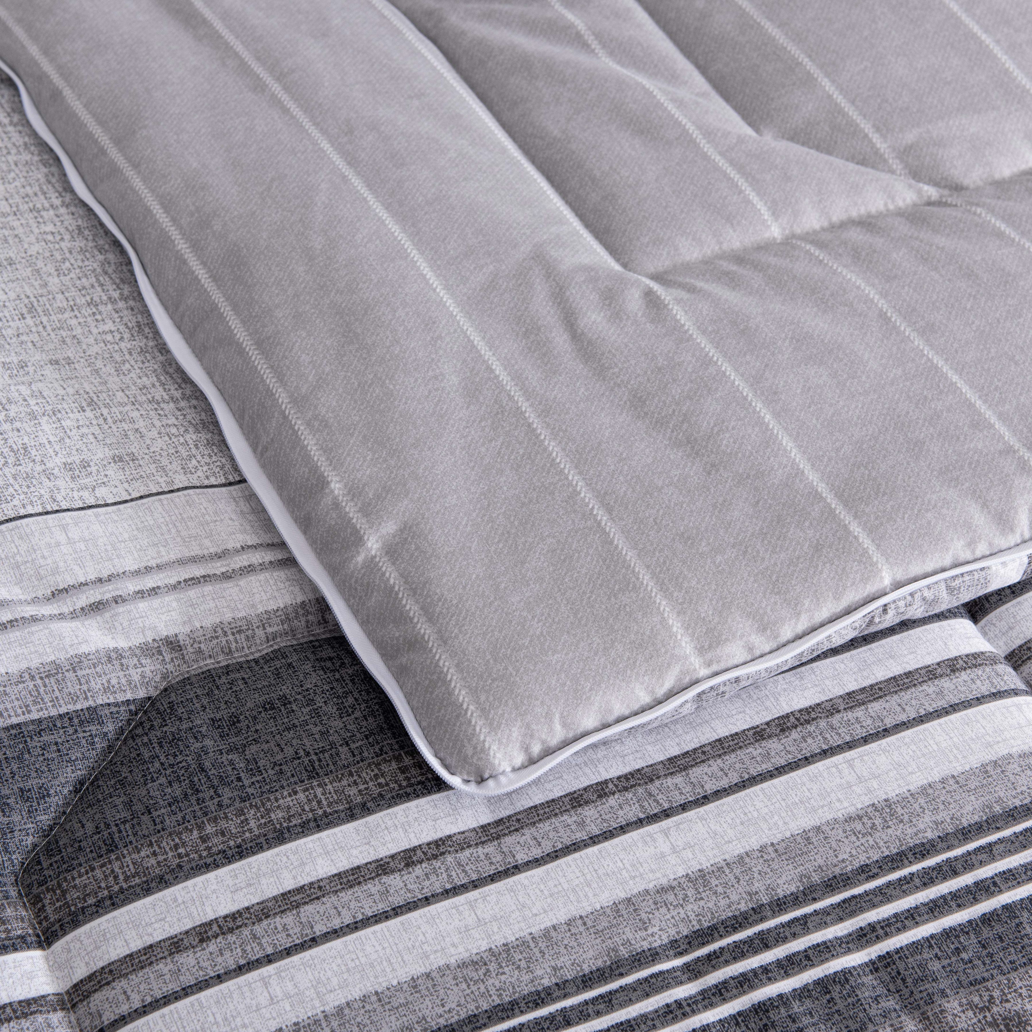 Velvet dekbed binnen en buitenzijde wordt getoond