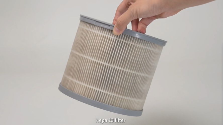 Vervangend HEPA H13 filter voor de Luchtreiniger Luna, geschikt voor het filteren van stof, pollen en andere zwevende deeltjes in de lucht