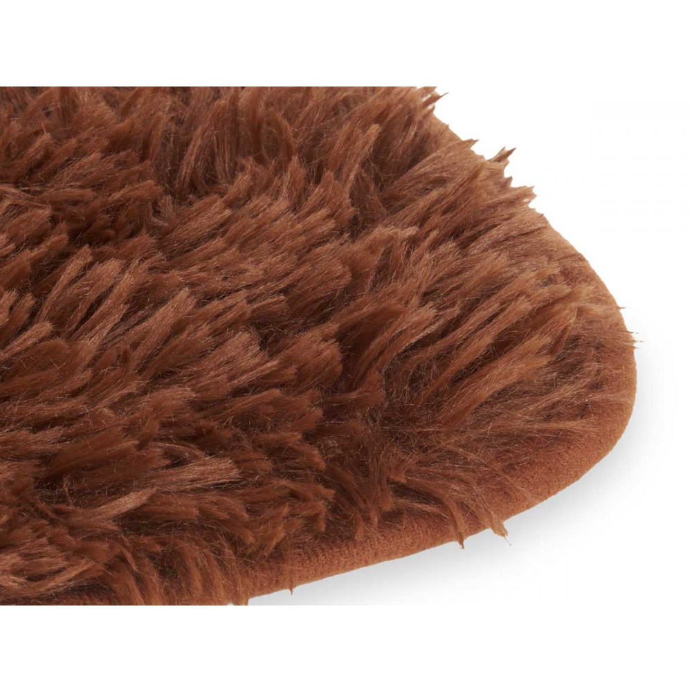 Tapijt voor slaapkamer 40x60 cm - bruin