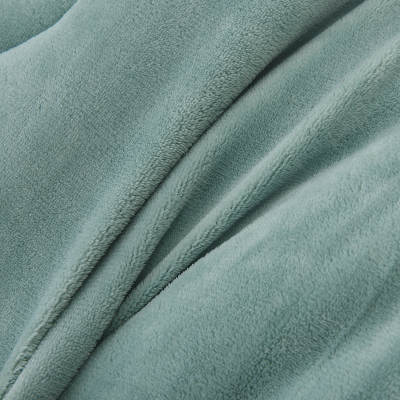 Teddy dekbed groen