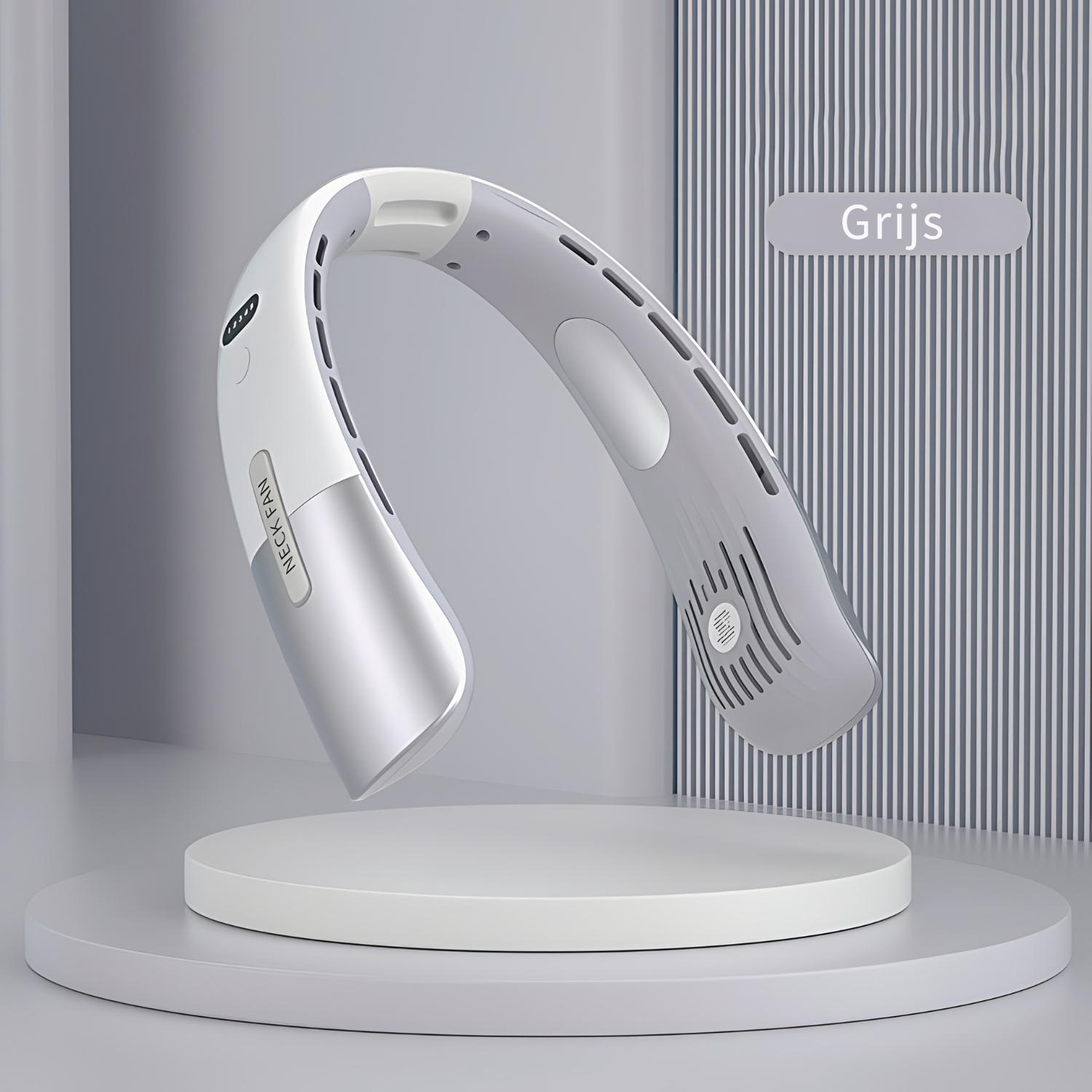 Nek ventilator grijs