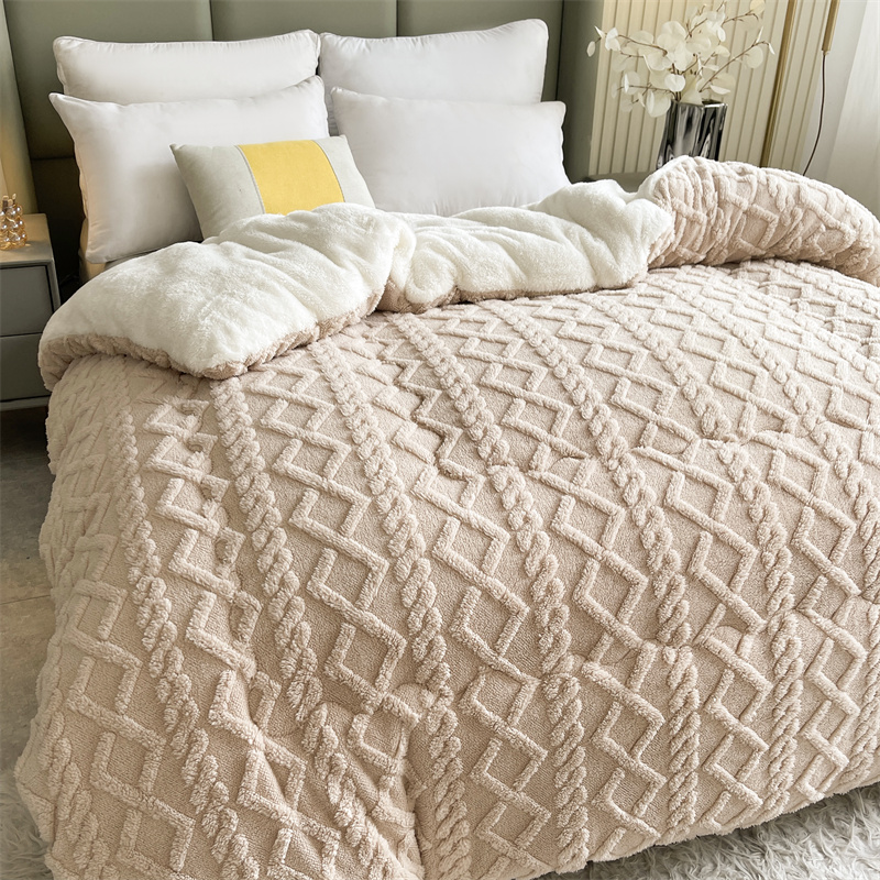 Dekbed zonder overtrek beige - luxe dekbed zonder overtrek