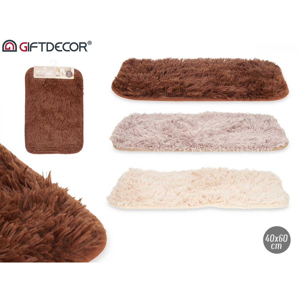 Tapijt voor slaapkamer 40x60 cm - bruin