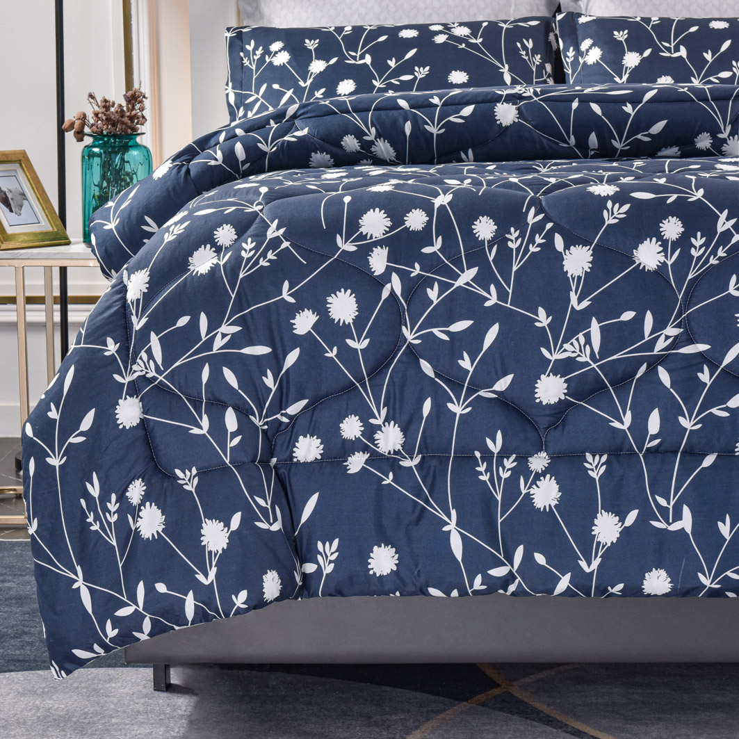 dekbed zonder hoes blauw - Mila