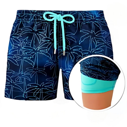 Zwembroek - Palms blue