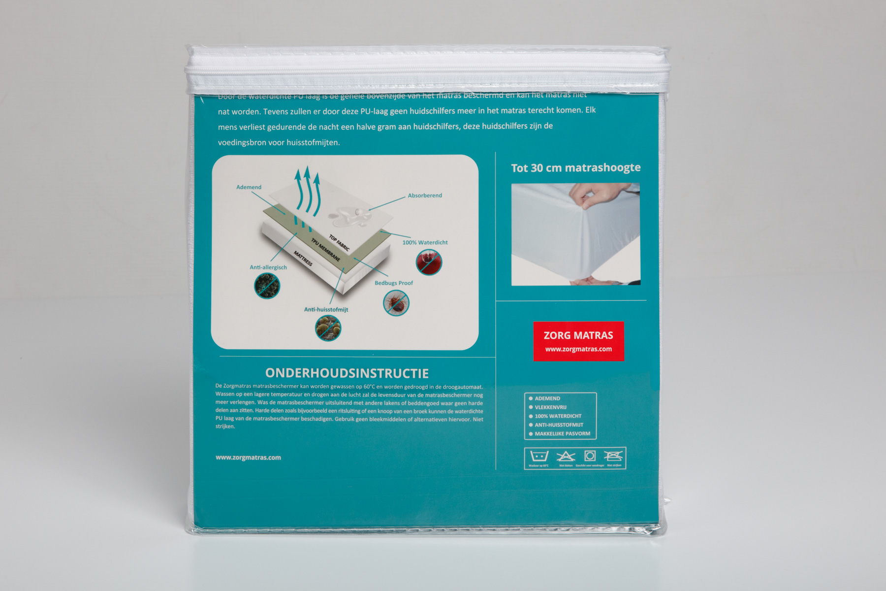 Waterdicht hoeslaken 140x200