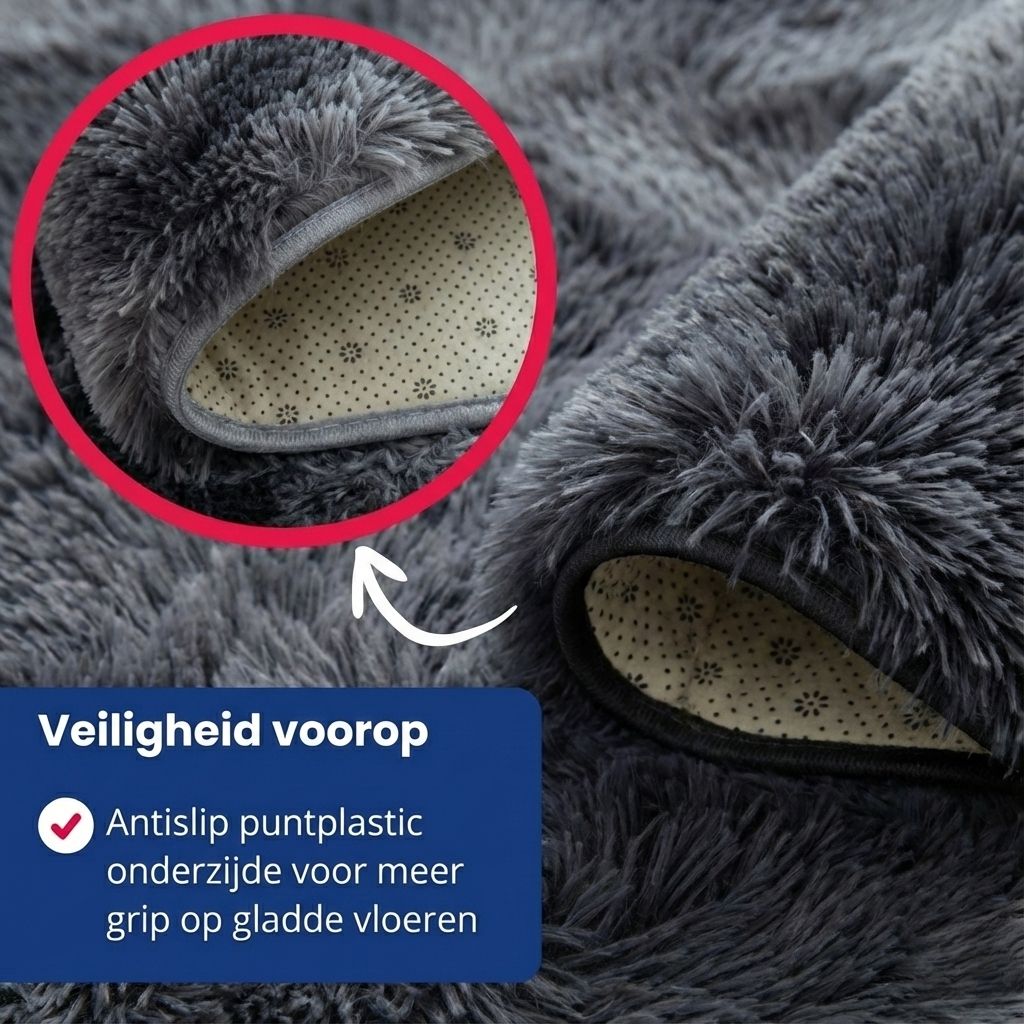 Antislip puntplastic onderzijde voor meer grip op gladde vloeren (2)