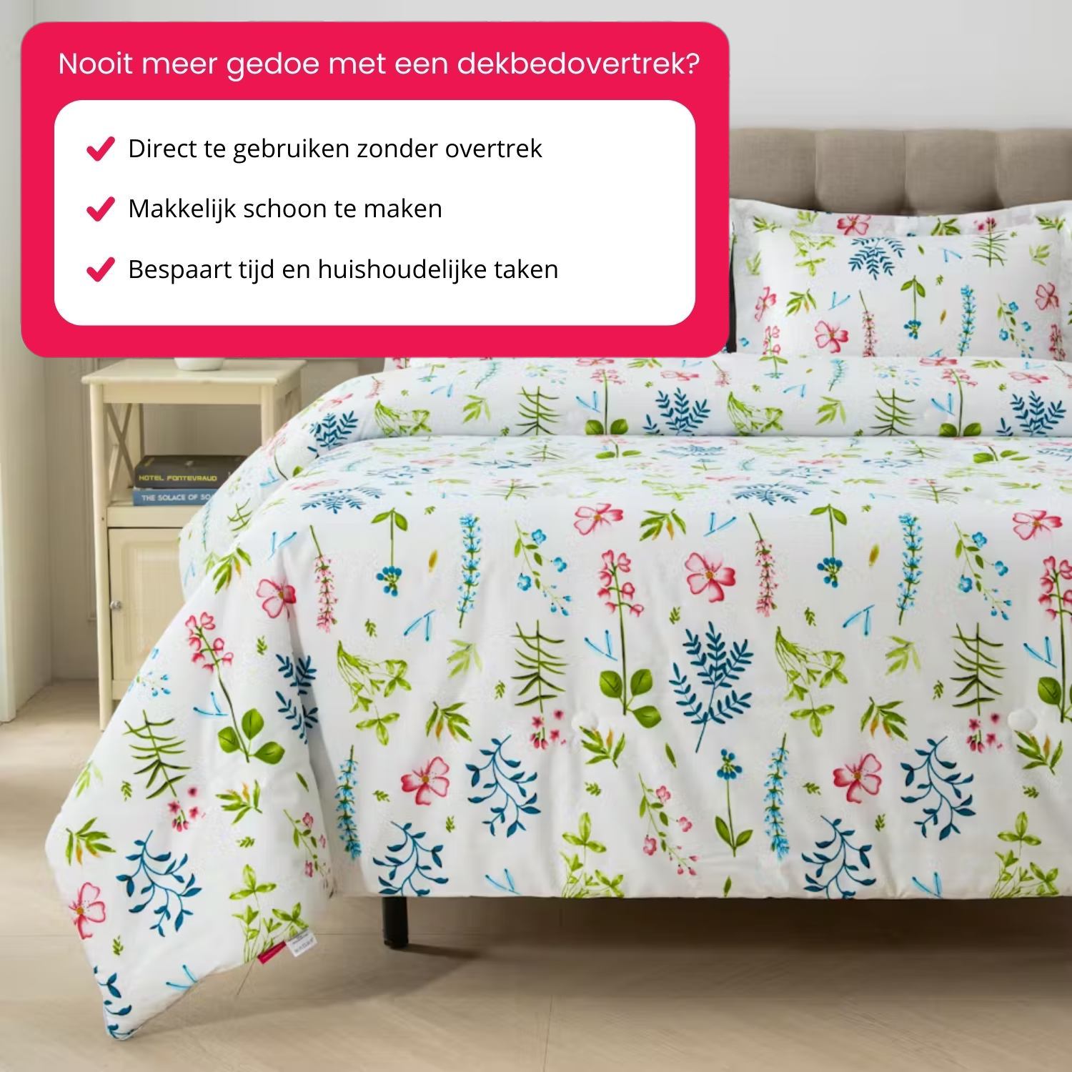 Dekbed makkelijk schoon te maken