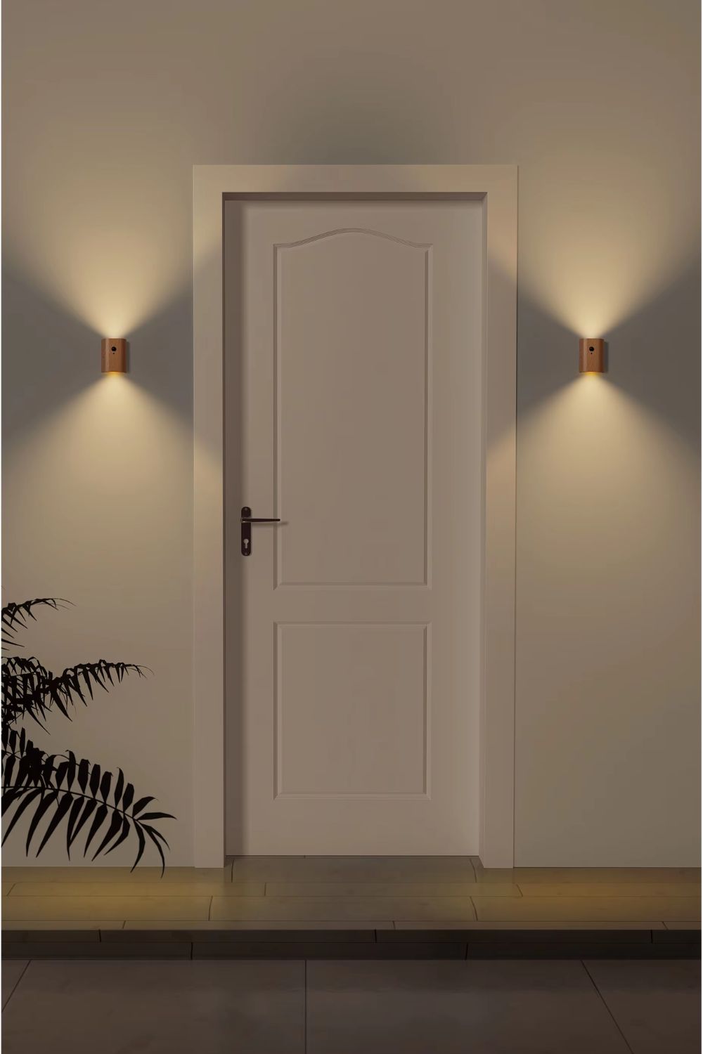 Wandlampjes draadloos pir en fotosensor