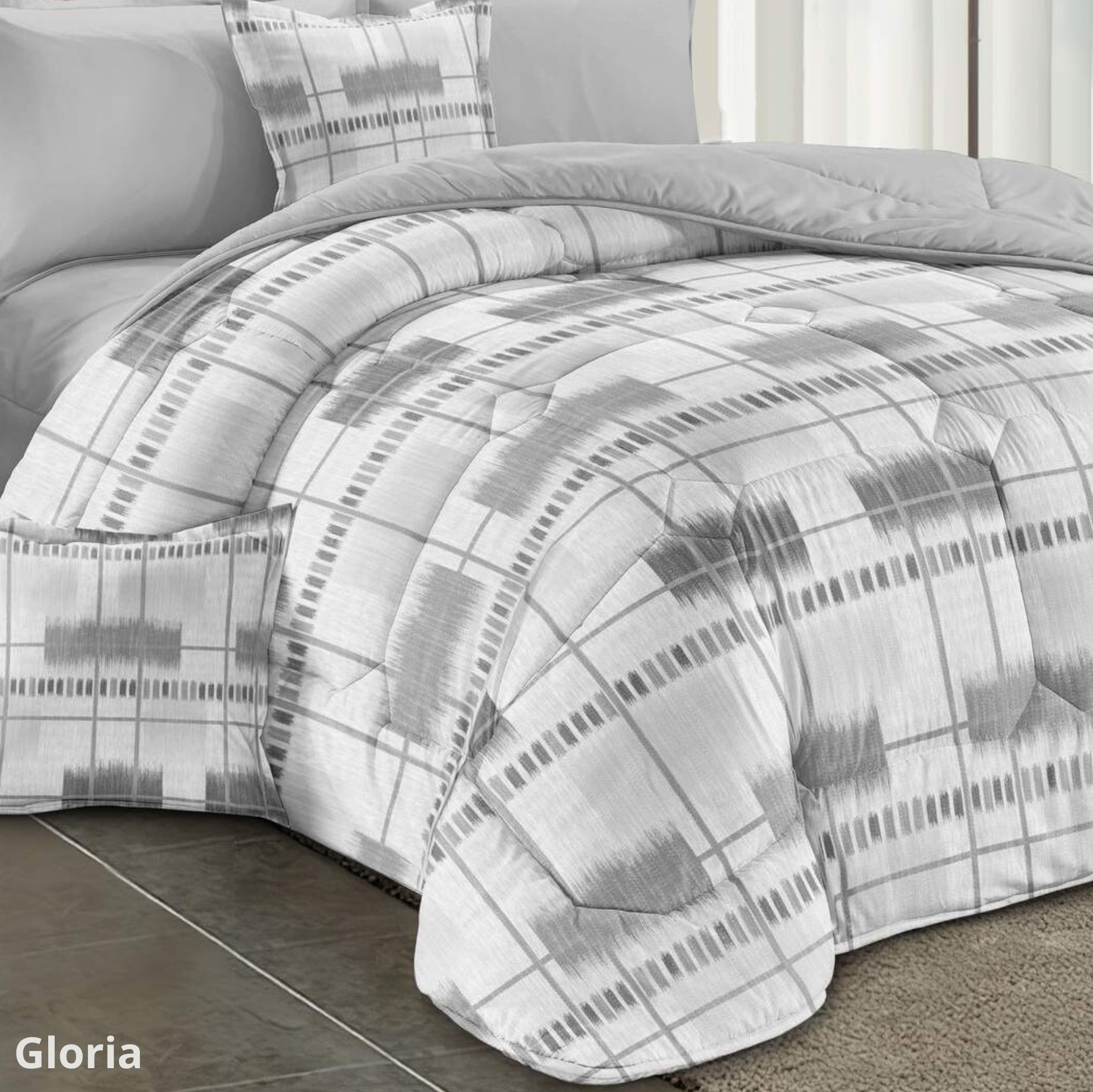 Dekbed 200x200 met patroon Gloria